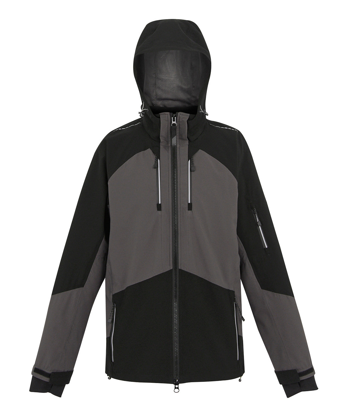 Regatta 4-Tex Stretch Waterproof Shell Jacket - Slate Grey/Black