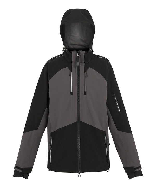 Regatta 4-Tex Stretch Waterproof Shell Jacket - Slate Grey/Black