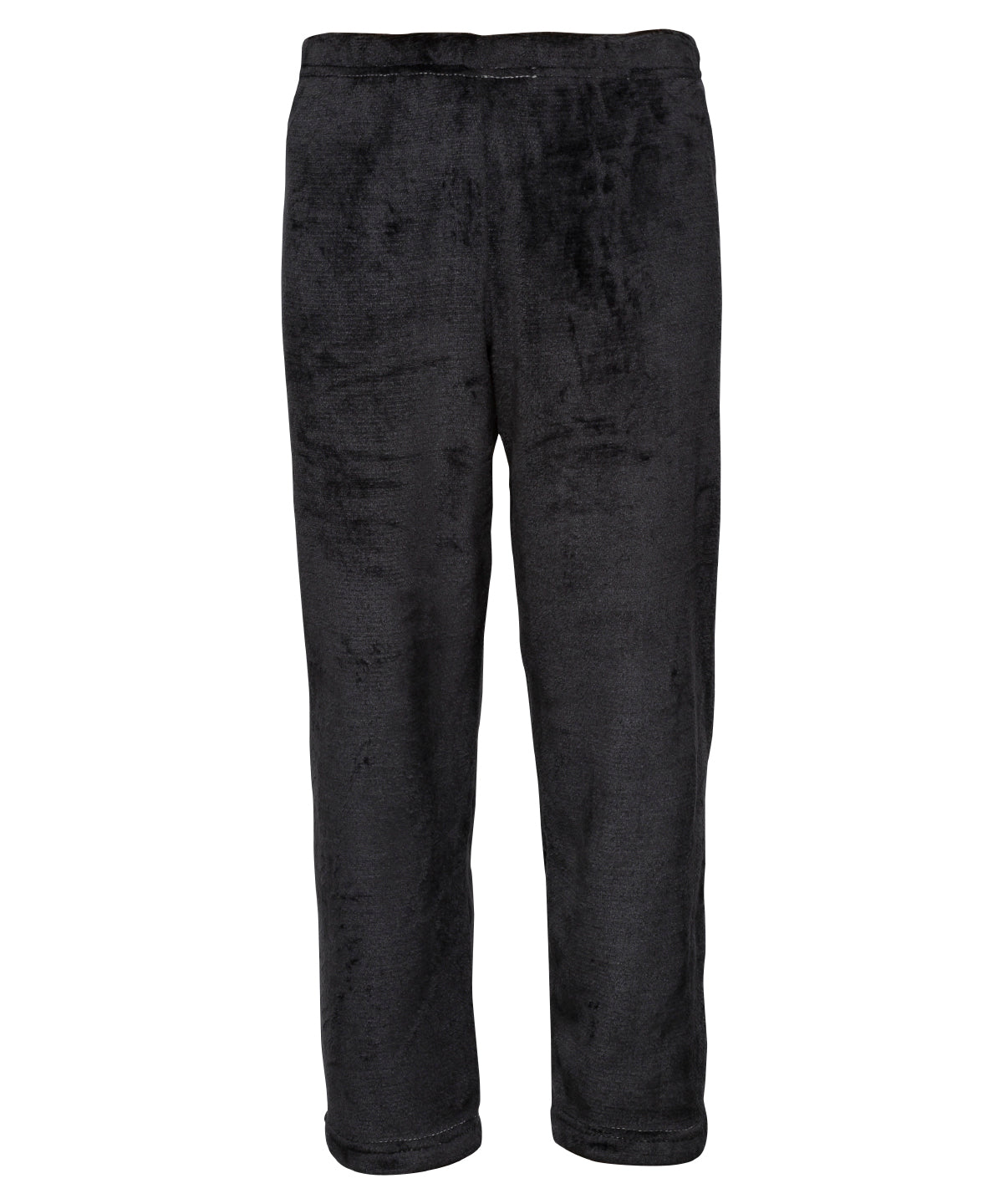 Kids Ribbon Luxury Eskimo-style Fleece Pants - Black