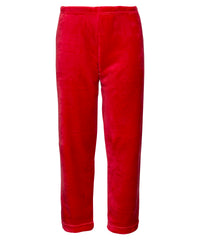 Kids Ribbon Luxury Eskimo-style Fleece Pants - Black