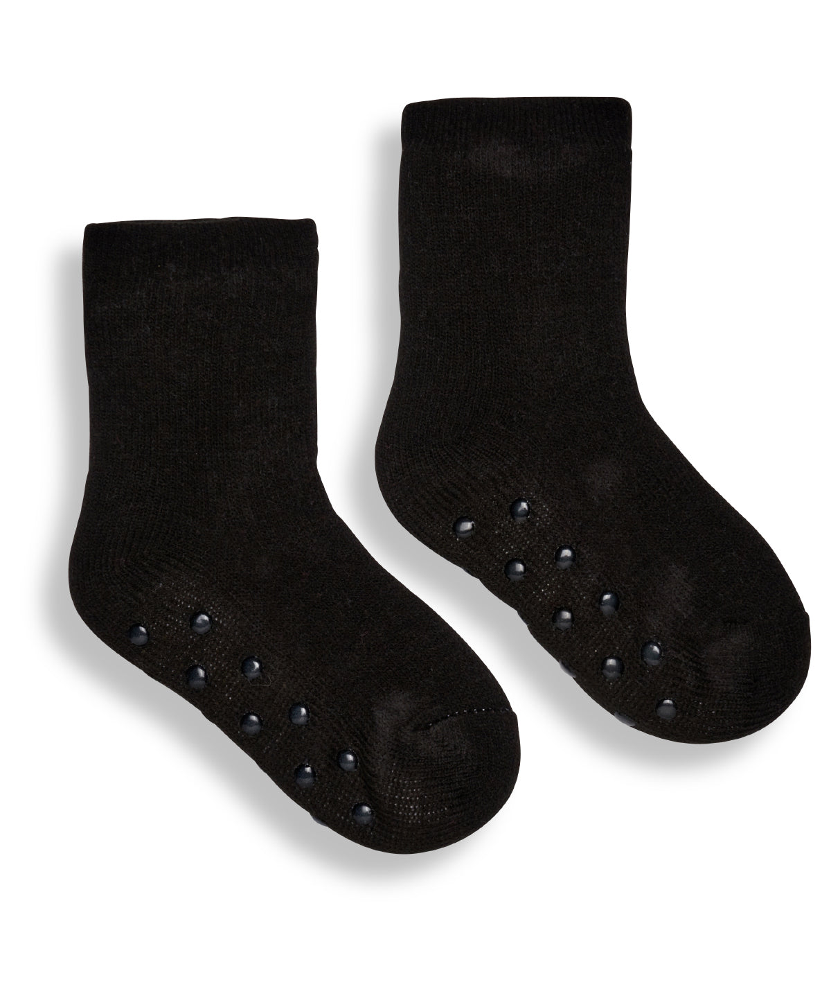 Kids Ribbon Luxury Eskimo-style Fleece Socks - Black