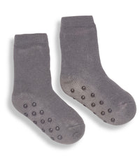 Kids Ribbon Luxury Eskimo-style Fleece Socks - Black