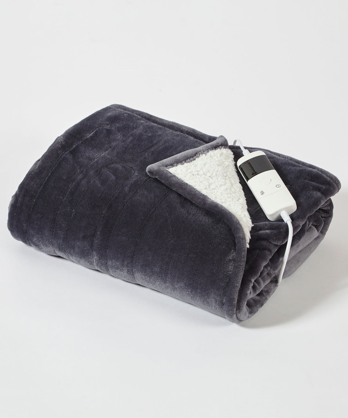 Ribbon Heated Overblanket - Grey