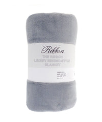 Ribbon Eskimo-style Blanket - Grey