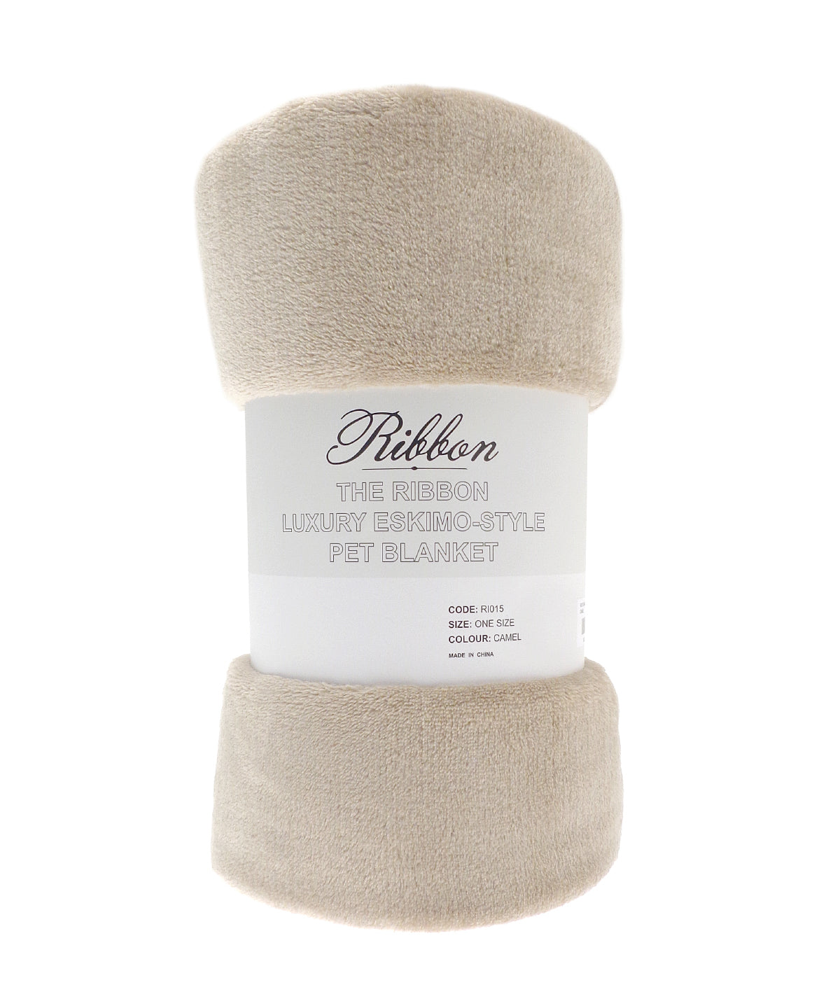 Ribbon Pet Eskimo-style Blanket - Camel