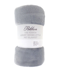 Ribbon Pet Eskimo-style Blanket - Grey