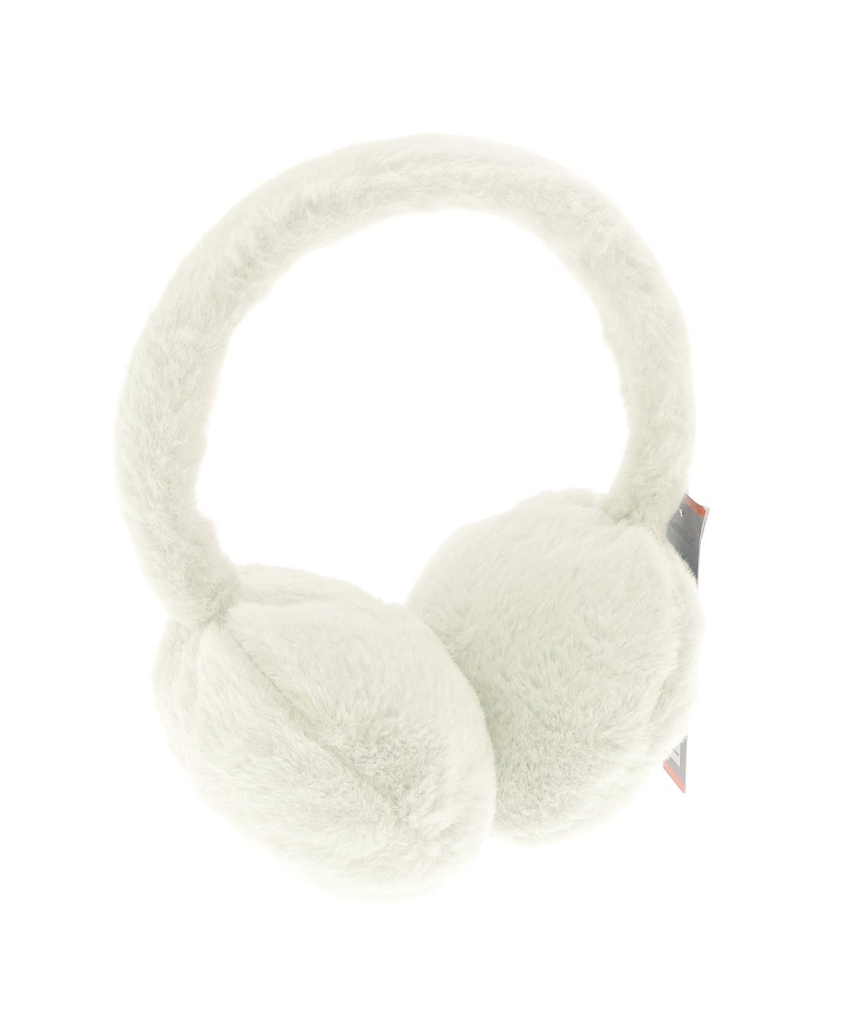 Ribbon Faux Fur Earmuffs - Ecru