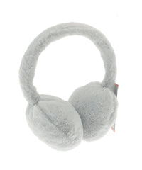 Ribbon Faux Fur Earmuffs - Grey