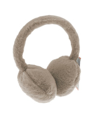 Ribbon Faux Fur Earmuffs - Natural