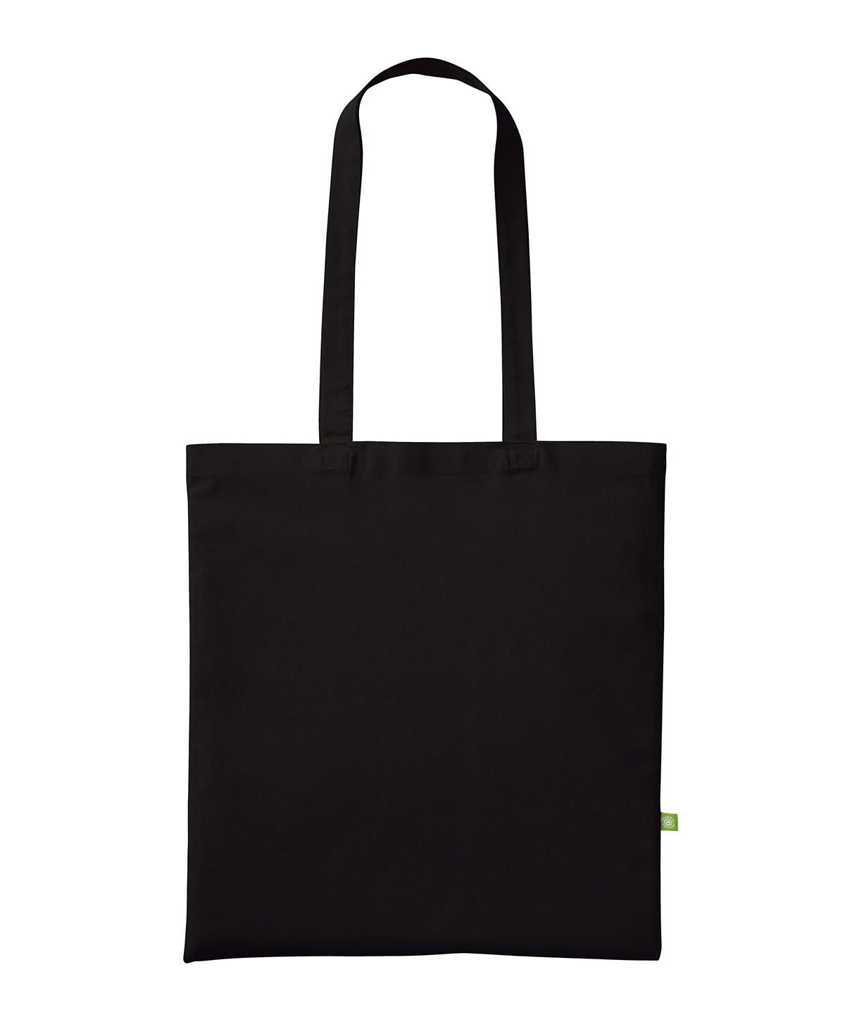 Nutshell Organic Cotton Shopper Long Handle - Black