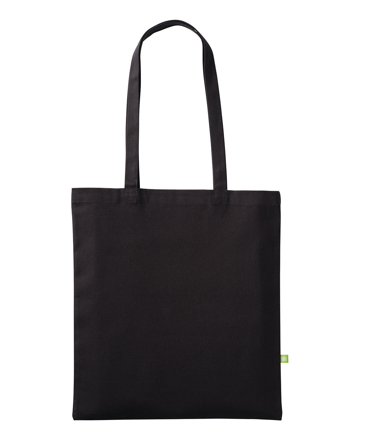 Nutshell Premium Organic Canvas Shopper Long Handle - Black