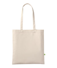 Nutshell Premium Organic Canvas Shopper Long Handle - Natural