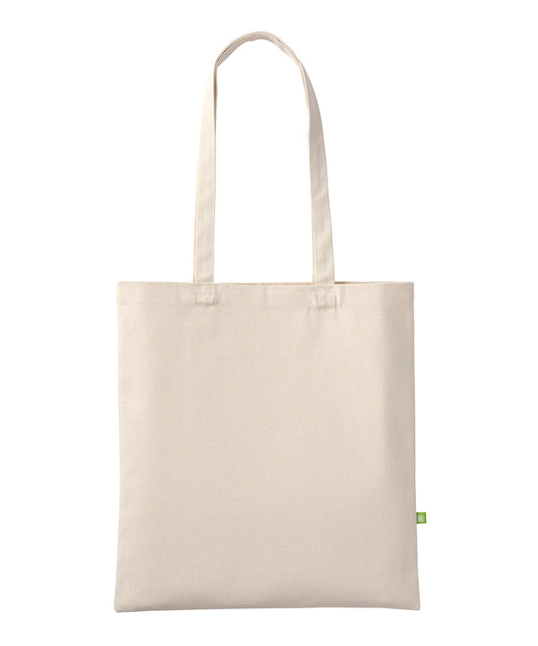 Nutshell Premium Organic Canvas Shopper Long Handle - Natural