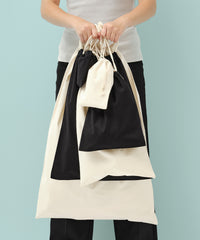 Nutshell Organic Cotton Stuff Bag - Black