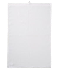Nutshell Organic Cotton Tea Towel - White