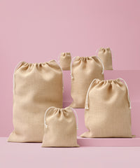 Nutshell Jute Stuff Bag - Natural