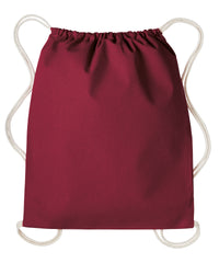 Nutshell Gymsac with Cords - Burgundy/Natural