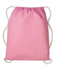 Nutshell Gymsac with Cords - Pastel Pink/Natural