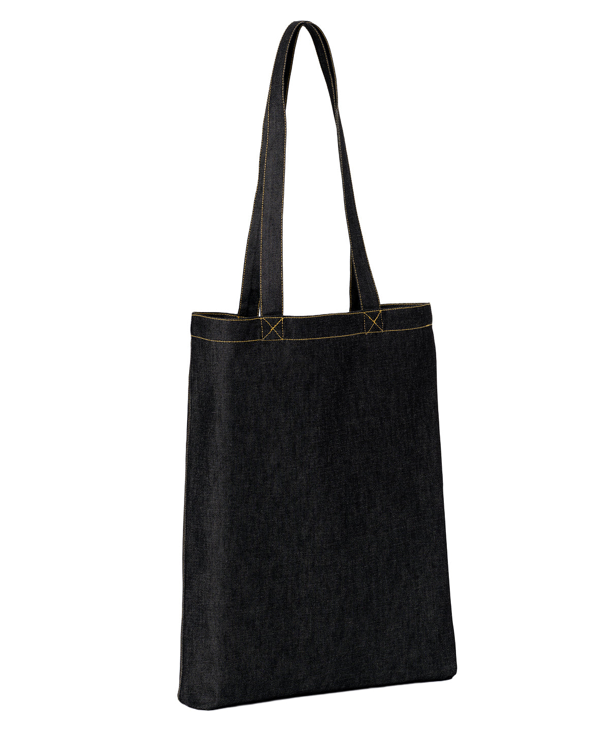 Nutshell Denim ‘flat Base’ Shopper - Black Denim