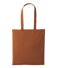 Nutshell Recycled Cotton Shopper Long Handle - Chestnut