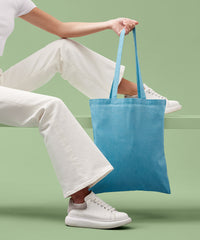 Nutshell Recycled Cotton Shopper Long Handle - Black
