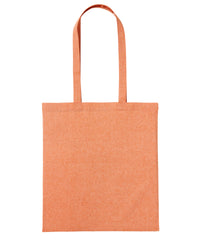 Nutshell Recycled Cotton Shopper Long Handle - Orange Marl