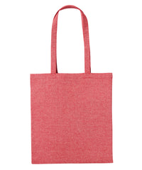 Nutshell Recycled Cotton Shopper Long Handle - Red Marl