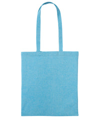 Nutshell Recycled Cotton Shopper Long Handle - Sky Blue Marl
