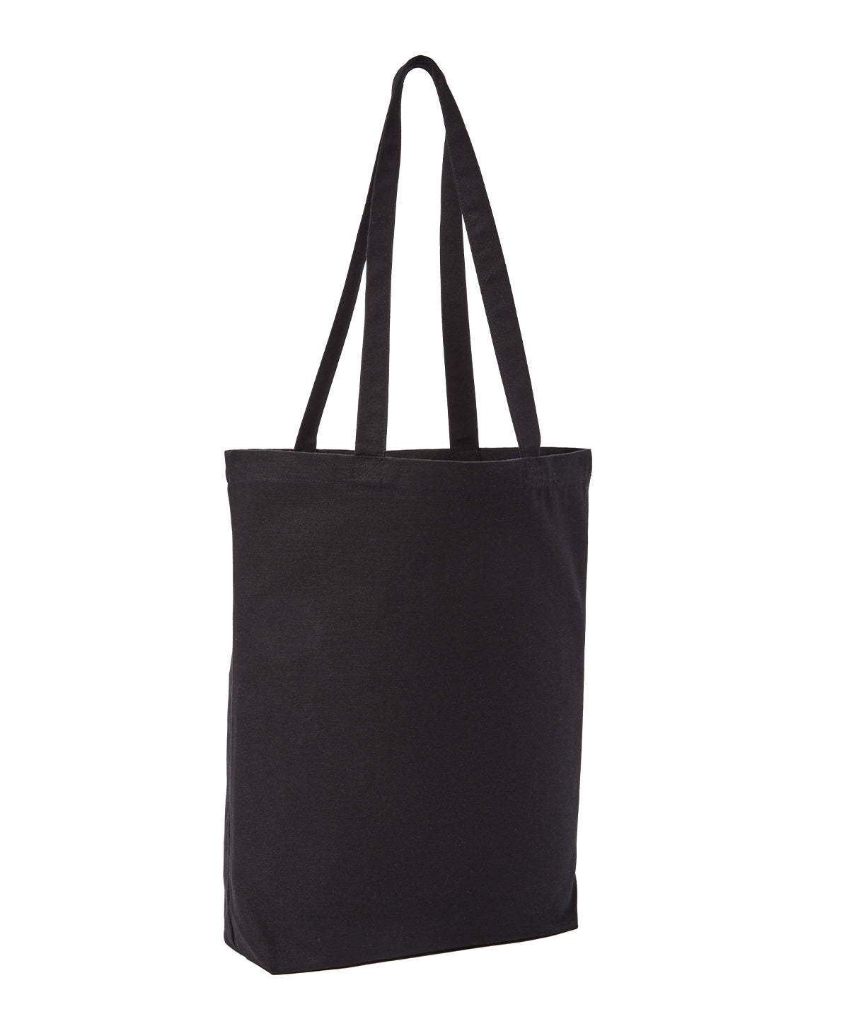 Nutshell Recycled Premium Canvas ‘flat Base’ Shopper - Black