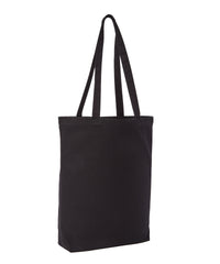 Nutshell Recycled Premium Canvas ‘flat Base’ Shopper - Black