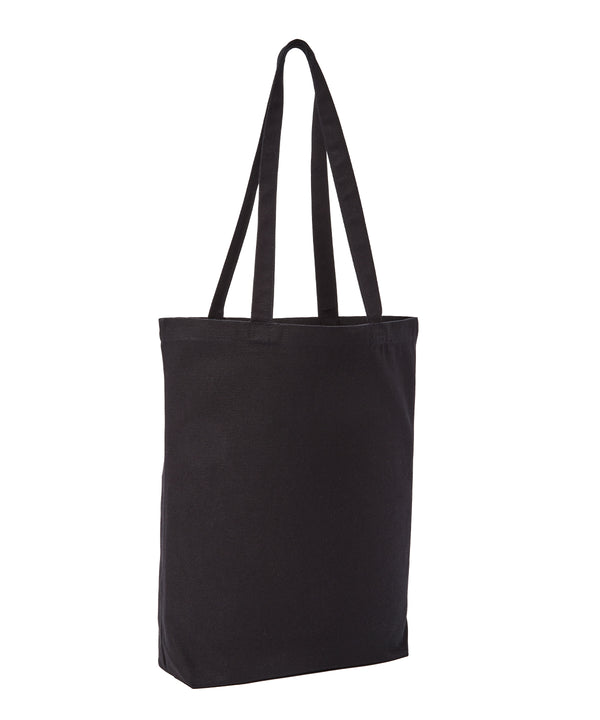 Nutshell Recycled Premium Canvas ‘flat Base’ Shopper - Black