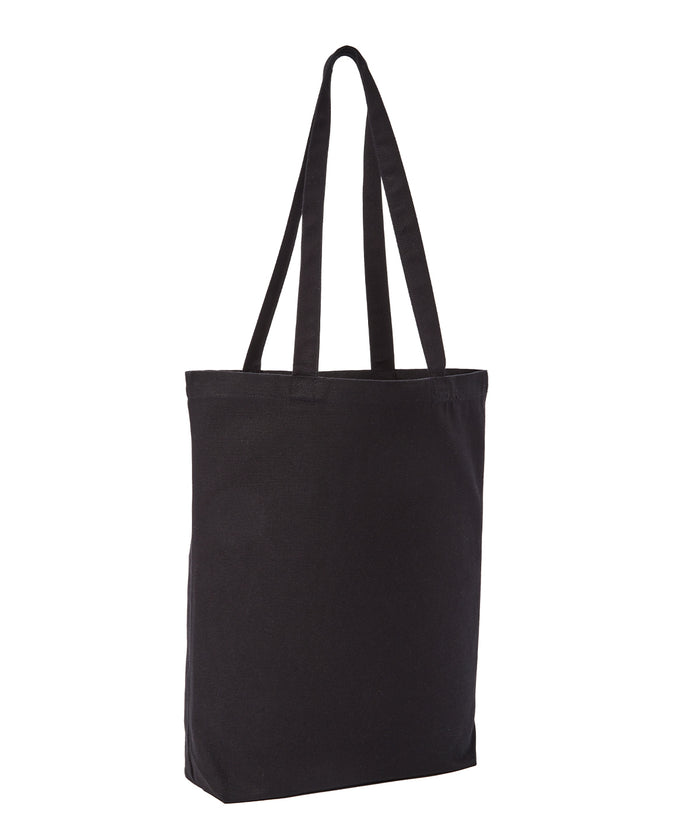 Nutshell Recycled Premium Canvas ‘flat Base’ Shopper - Black