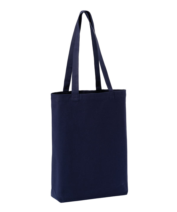 Nutshell Recycled Premium Canvas ‘flat Base’ Shopper - French Dark Navy