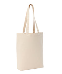 Nutshell Recycled Premium Canvas ‘flat Base’ Shopper - Natural