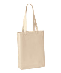 Nutshell Recycled Premium Canvas ‘flat Base’ Shopper - Sand
