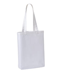 Nutshell Recycled Premium Canvas ‘flat Base’ Shopper - White