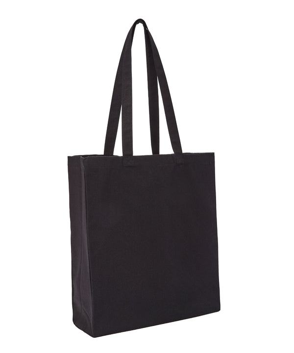 Nutshell Recycled Premium Canvas Spacious Shopper - Black