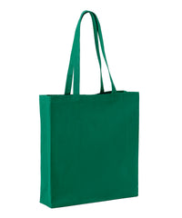 Nutshell Recycled Premium Canvas Spacious Shopper - Bottle Green