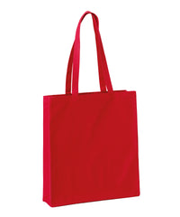 Nutshell Recycled Premium Canvas Spacious Shopper - Fire Red