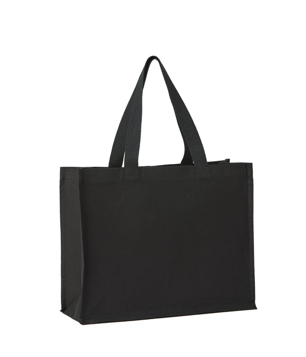 Nutshell Recycled Premium Canvas Stand-up Shopper - Black