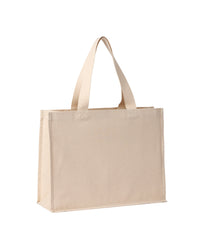 Nutshell Recycled Premium Canvas Stand-up Shopper - Natural