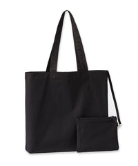 Nutshell Cruise Recycled Tote with Detachable Purse - Black