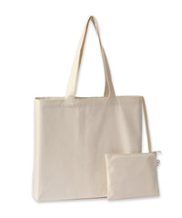 Nutshell Cruise Recycled Tote with Detachable Purse - Natural