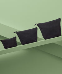 Nutshell Recycled Luxe Accessory Bag - Black