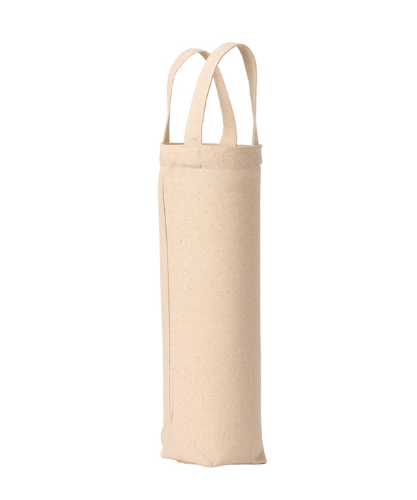 Nutshell Recycled Premium Canvas Bottle Bag - Natural