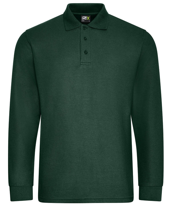 ProRTX Pro Long Sleeve Polo - Bottle Green