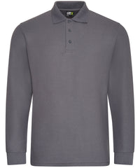 ProRTX Pro Long Sleeve Polo - Solid Grey