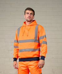 Prortxhighvisibility High Visibility Hoodie - HV Orange/Navy