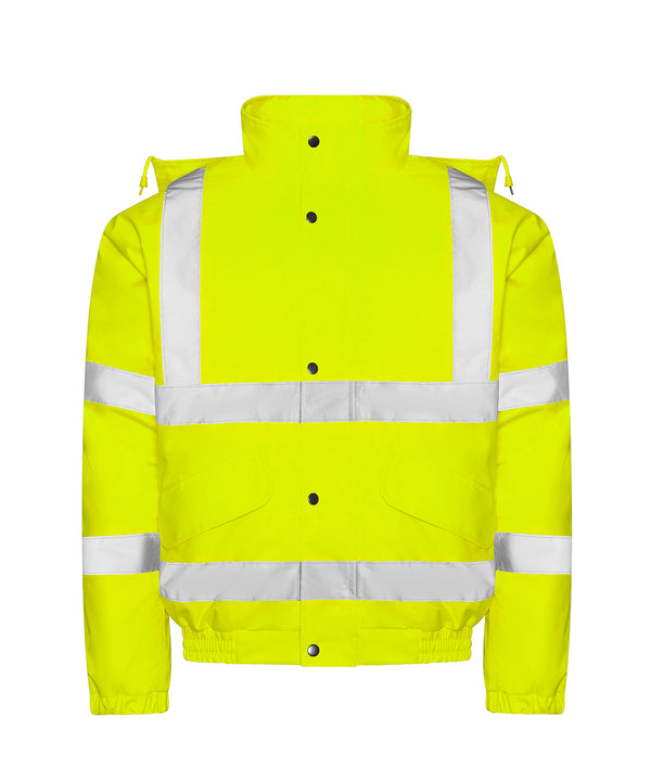 Prortxhighvisibility High Visibility Bomber Jacket - HV Yellow