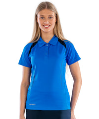 Women's Spiro Team Spirit Polo - Black/Red